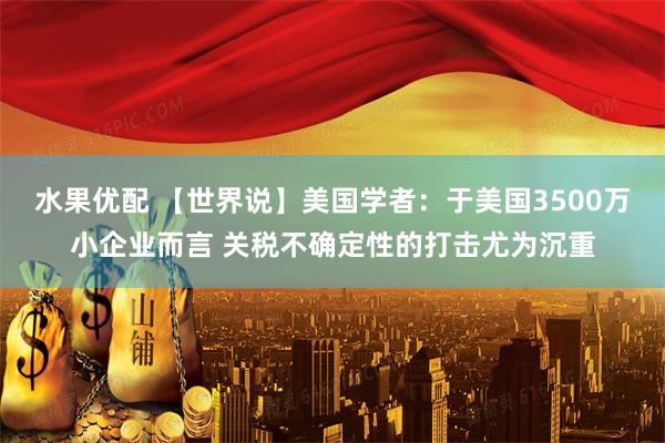 水果优配 【世界说】美国学者：于美国3500万小企业而言 关税不确定性的打击尤为沉重